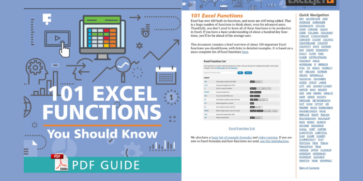 101 Excel Functions You Should Know - Connect 4 Techs 101 Excel Functions You Should Know
