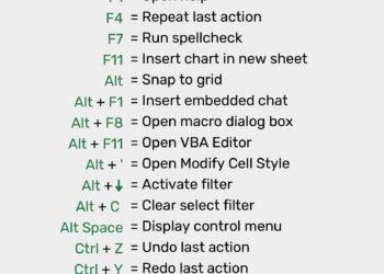 MS Excel Shortcuts PDF