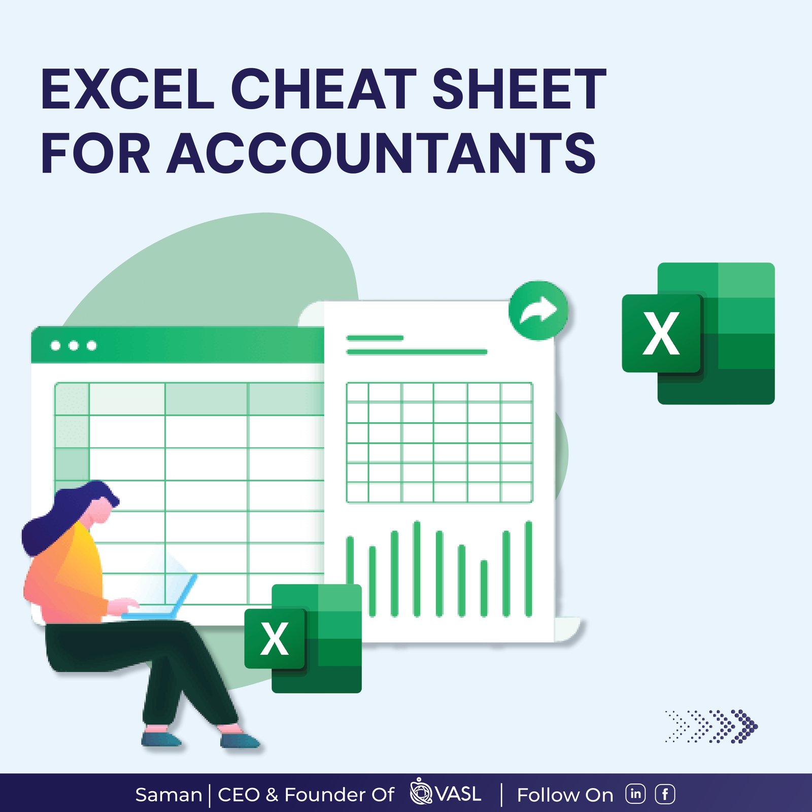 Excel Cheat Sheet for Accountants PDF