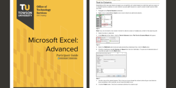 Microsoft Excel Advanced- Participant Guide