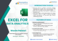Excel guide for data analytics learners